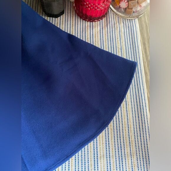 MAJE Mini Dress Womens Sz 2 Blue Fit & Flare Sleeveless V Neck Zip - Picture 4 of 14